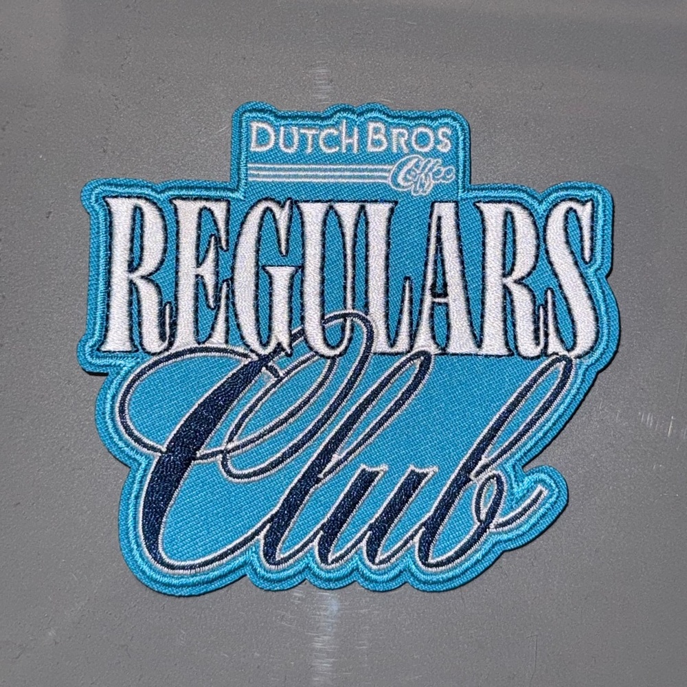 Blue and White Regulars Club Patch